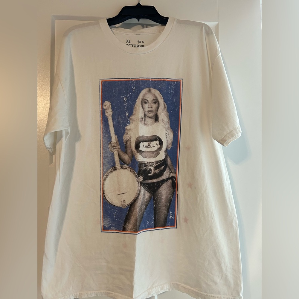 Beyoncé Cowboy Carter Live Banjo Poster Country Tour Tee